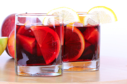 Sangria in glasses